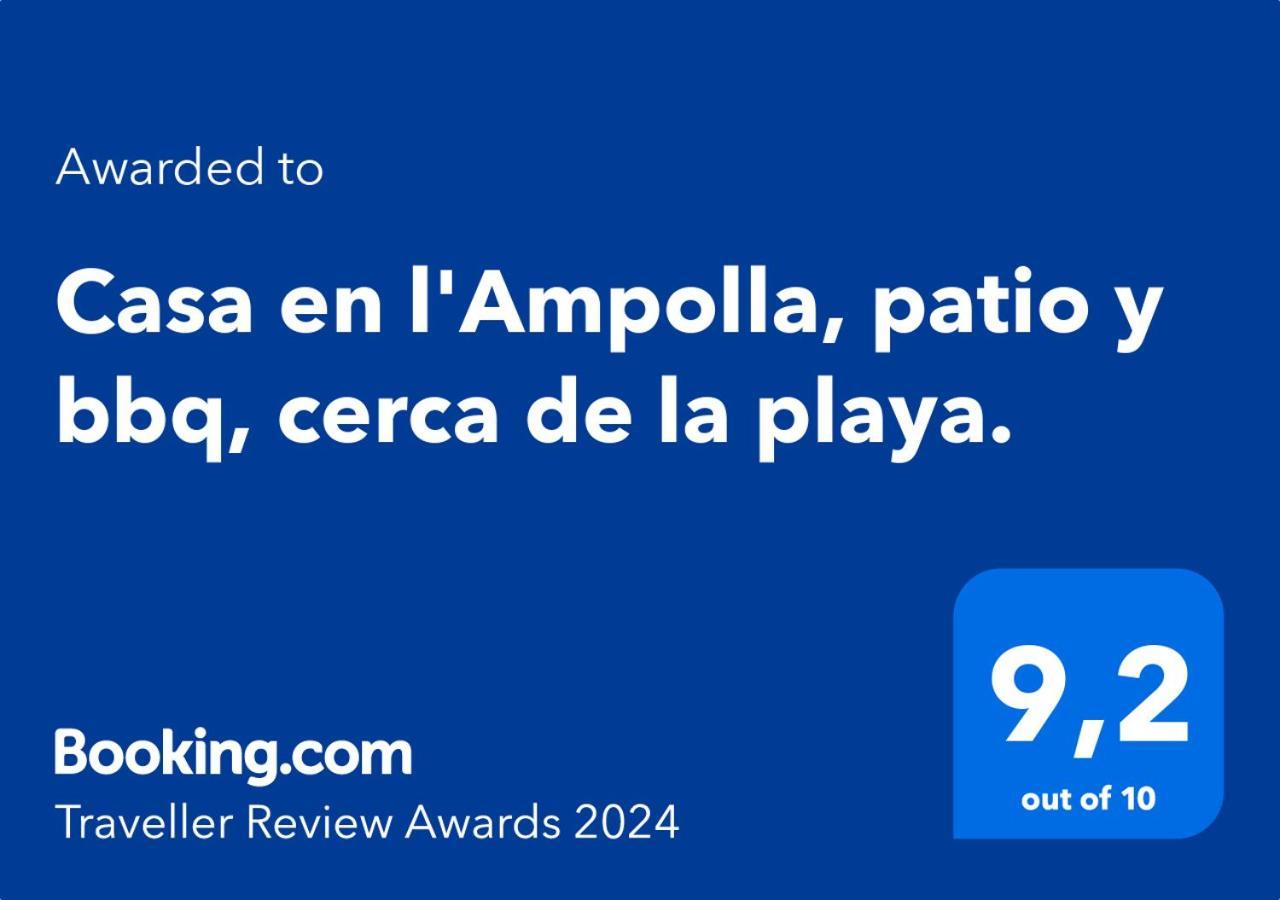 Casa En L'ampolla, Patio Y Bbq, Cerca De La Playa, Pet Friendly Holiday home L'Ampolla